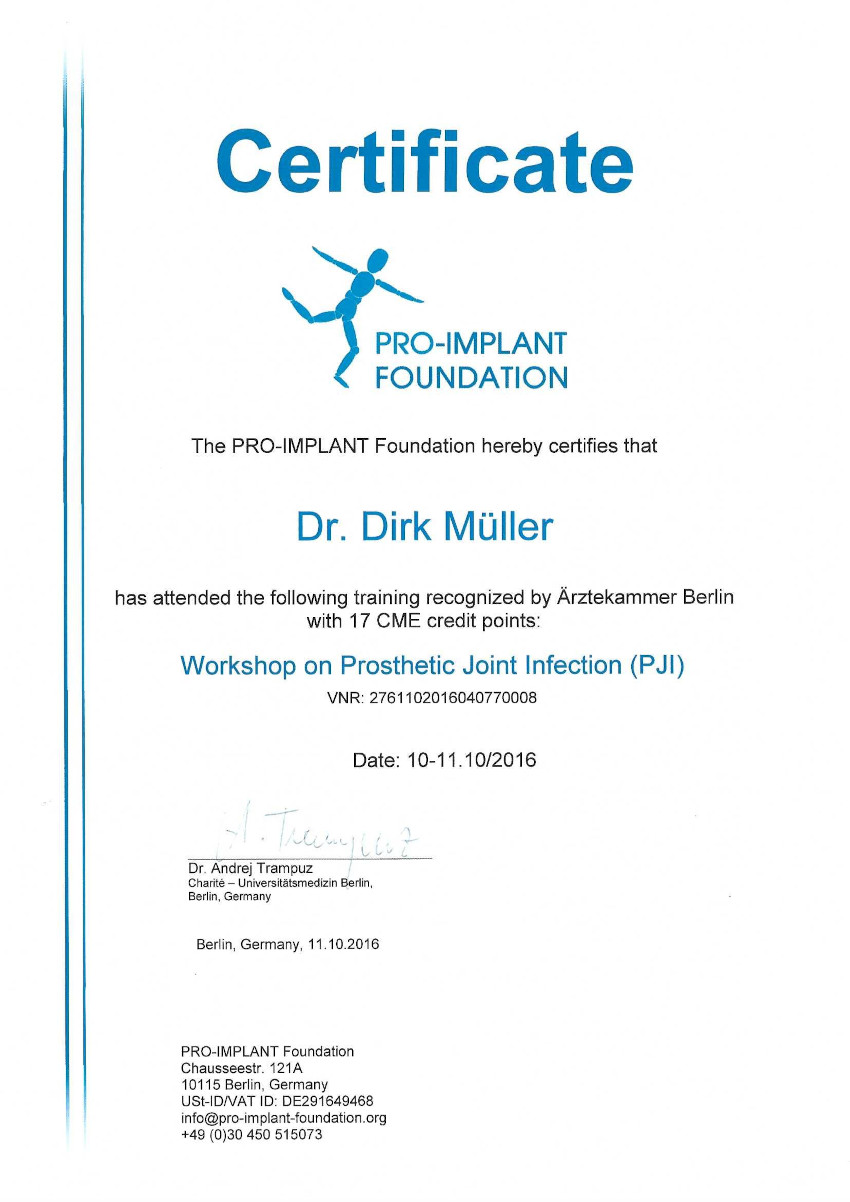 Pro-implant foundation 2016